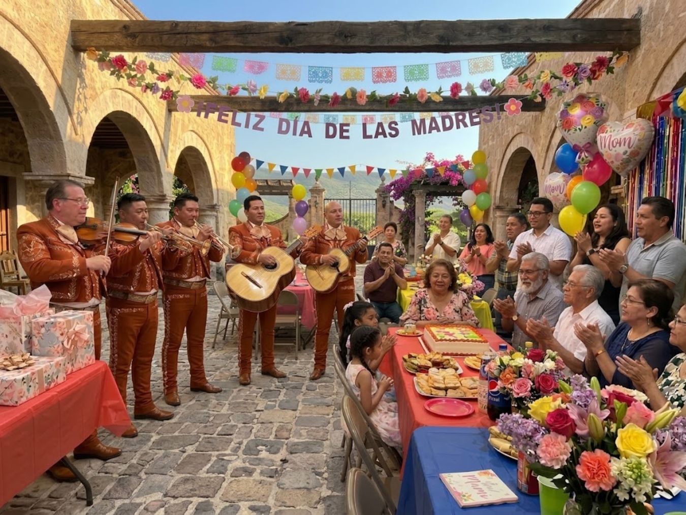Mariachi Garibaldi celebrando el Día de las Madres en Maryland